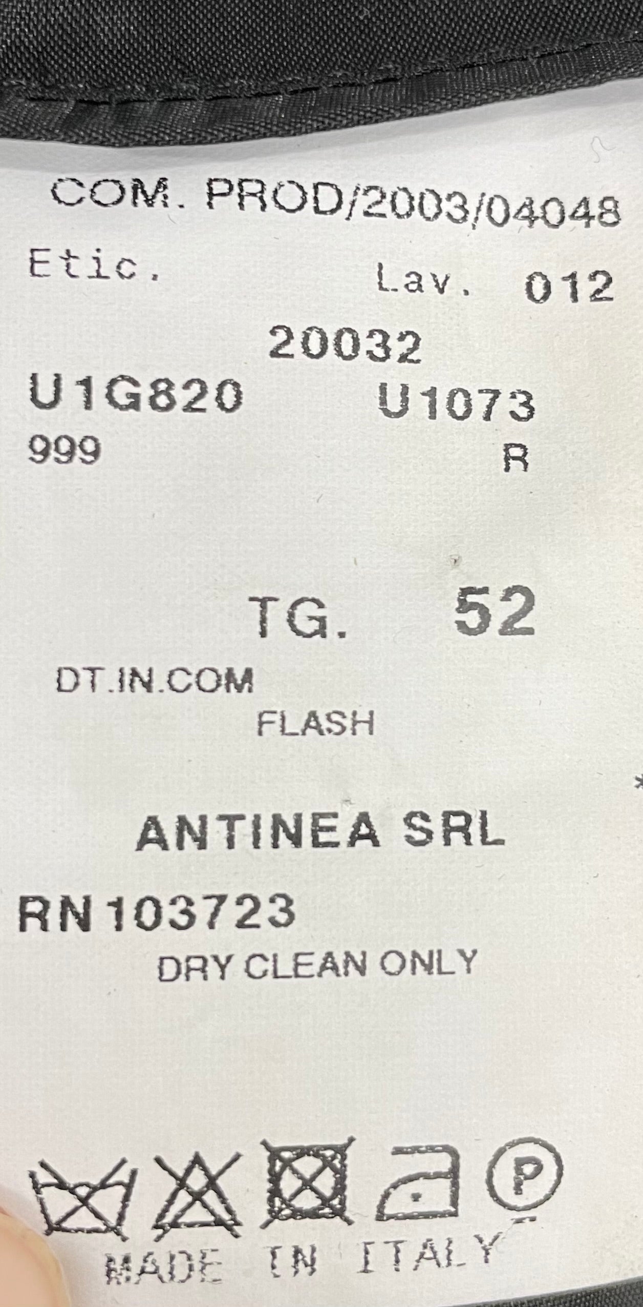 Emporio Armani Black Asymmetric Zip Front Mod Shacket Viscose Mens Large