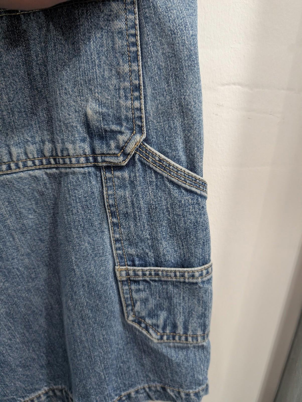 Cherokee Denim Shorts Men's Size W36 Cargo Pockets Button Fly Blue Baggy Jorts