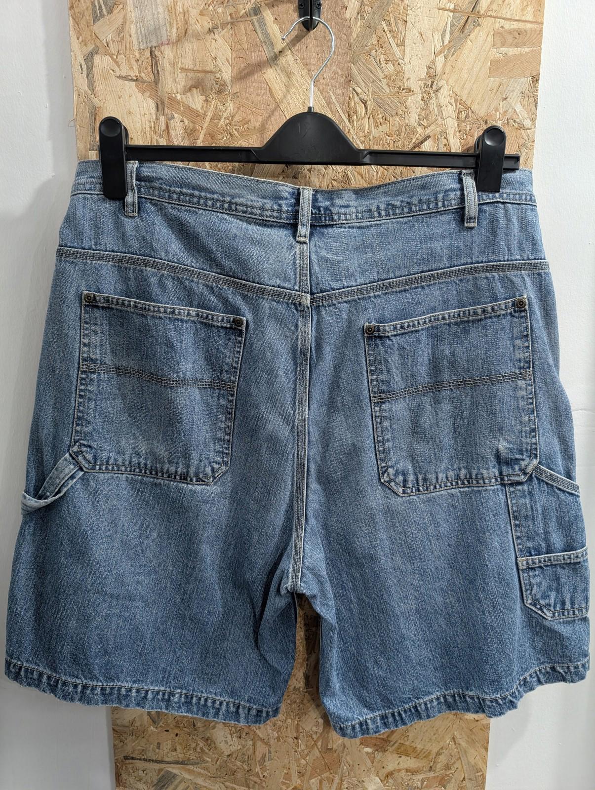 Cherokee Denim Shorts Men's Size W36 Cargo Pockets Button Fly Blue Baggy Jorts