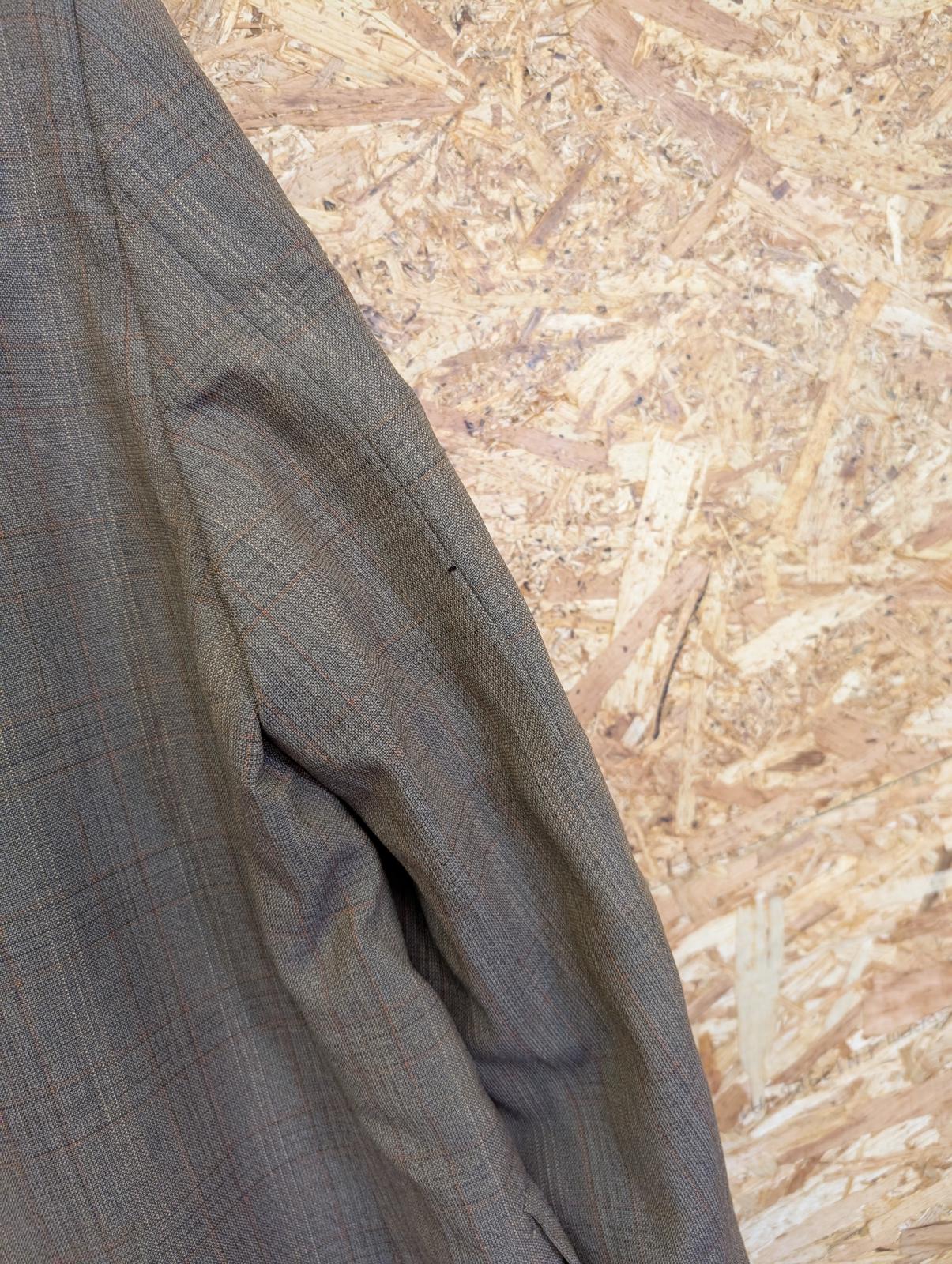 Burberry Size 40 Medium Blazer Jacket Wool Vintage 80s Brown Check