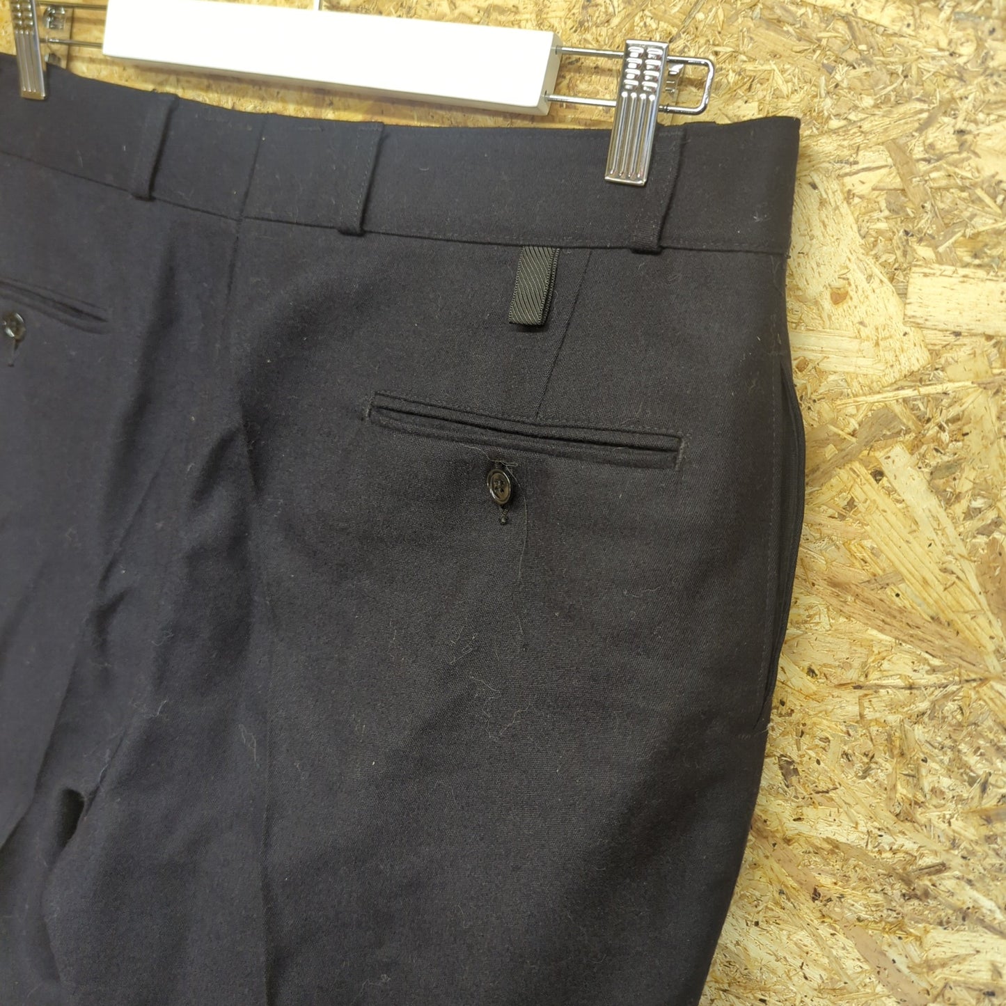 J Compton Sons Webb Ltd Wool Trousers Pants Navy Blue Royal Military W34 L32