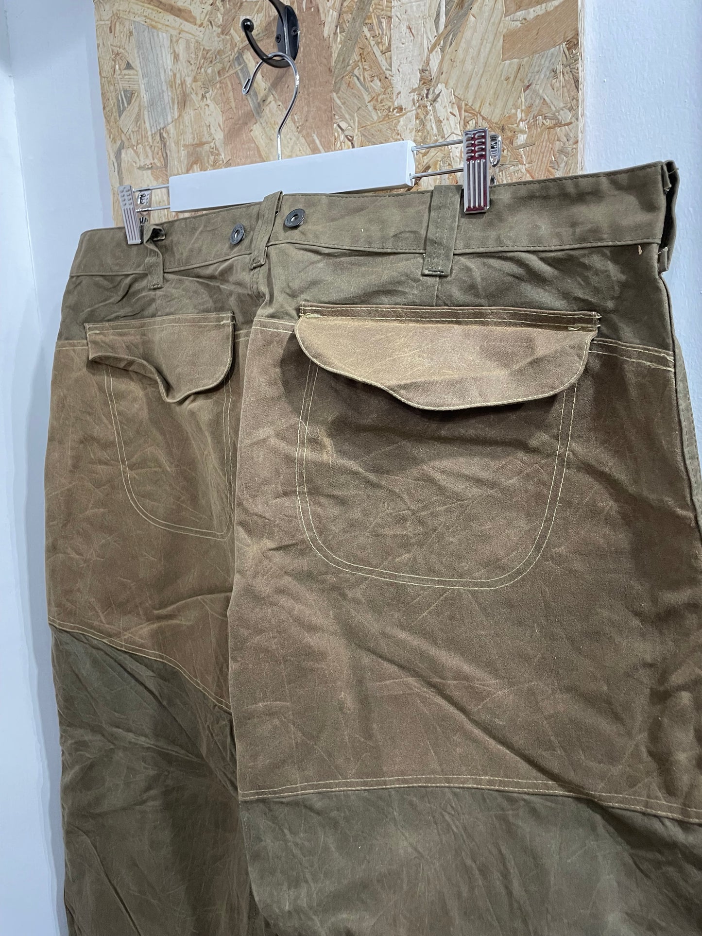 Filson Style 467 Double Tin Cloth Trousers Forestry Pantaloon Made In USA W42