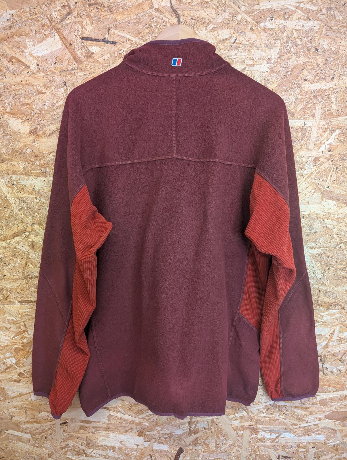 Berghaus Mens Size XL Base Layer Fleece Softshell 1/4 Zip