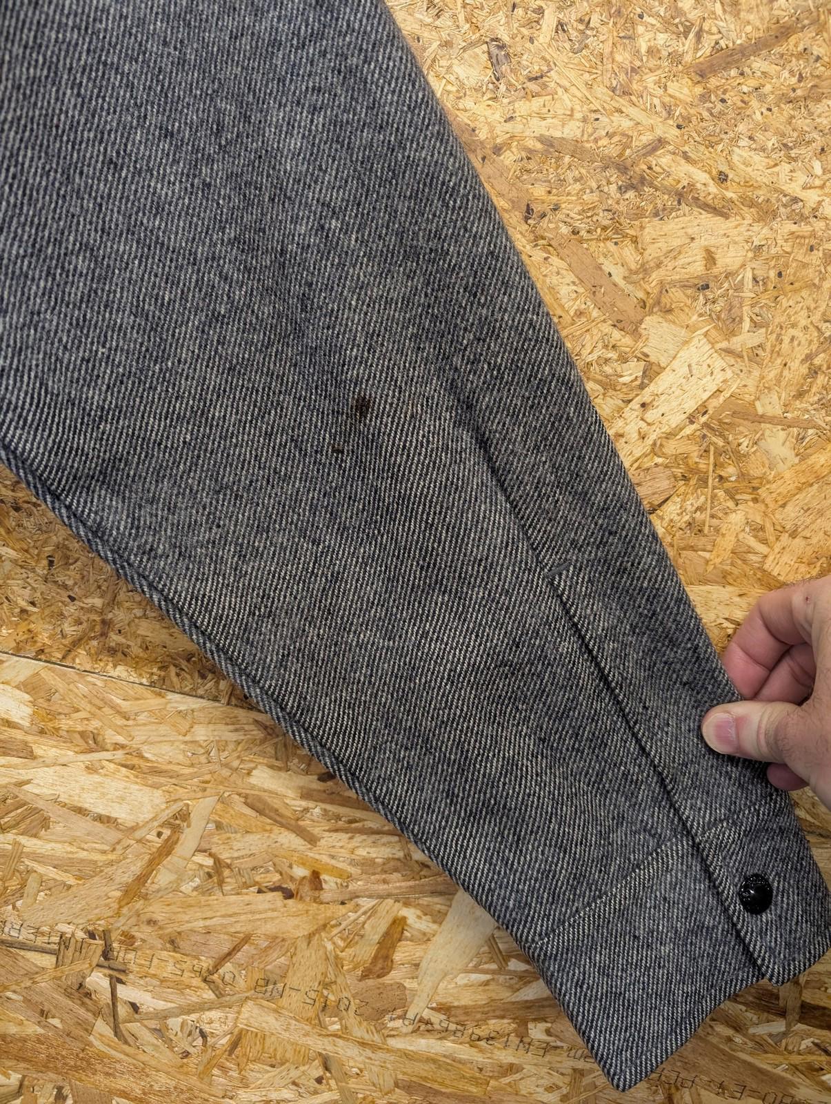 Filson Wool Cape Coat Medium Men Mid-Length Double Mackinaw Grey Jacket Vintage