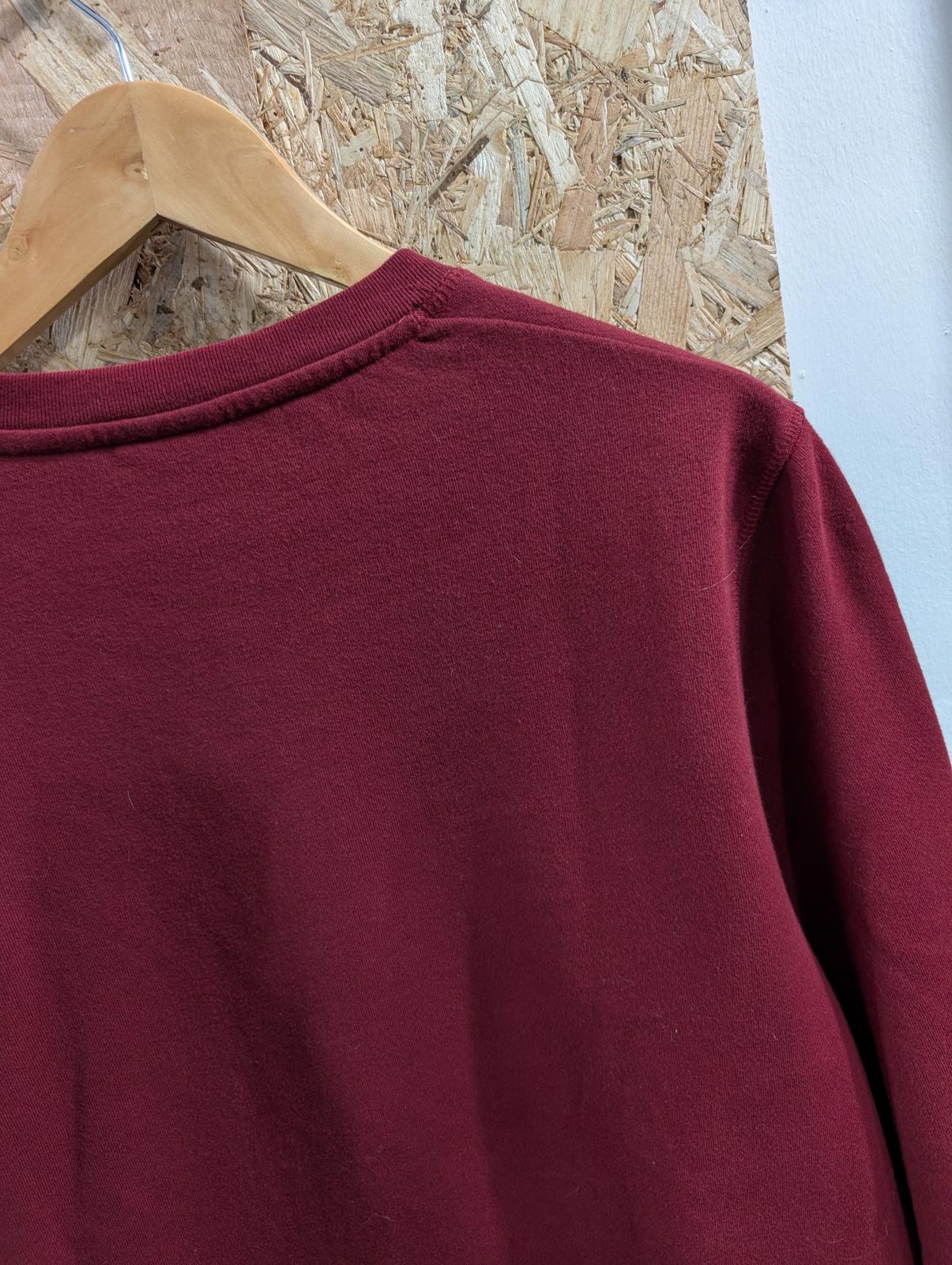 Barbour Sweatshirt Mens Size Medium Jumper Sweater Crew Neck Burgundy Red