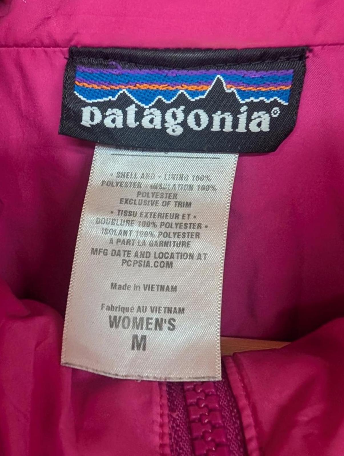 Patagonia Nano Puff Pink Jacket Medium W Quilted Lightweight Padded Layer