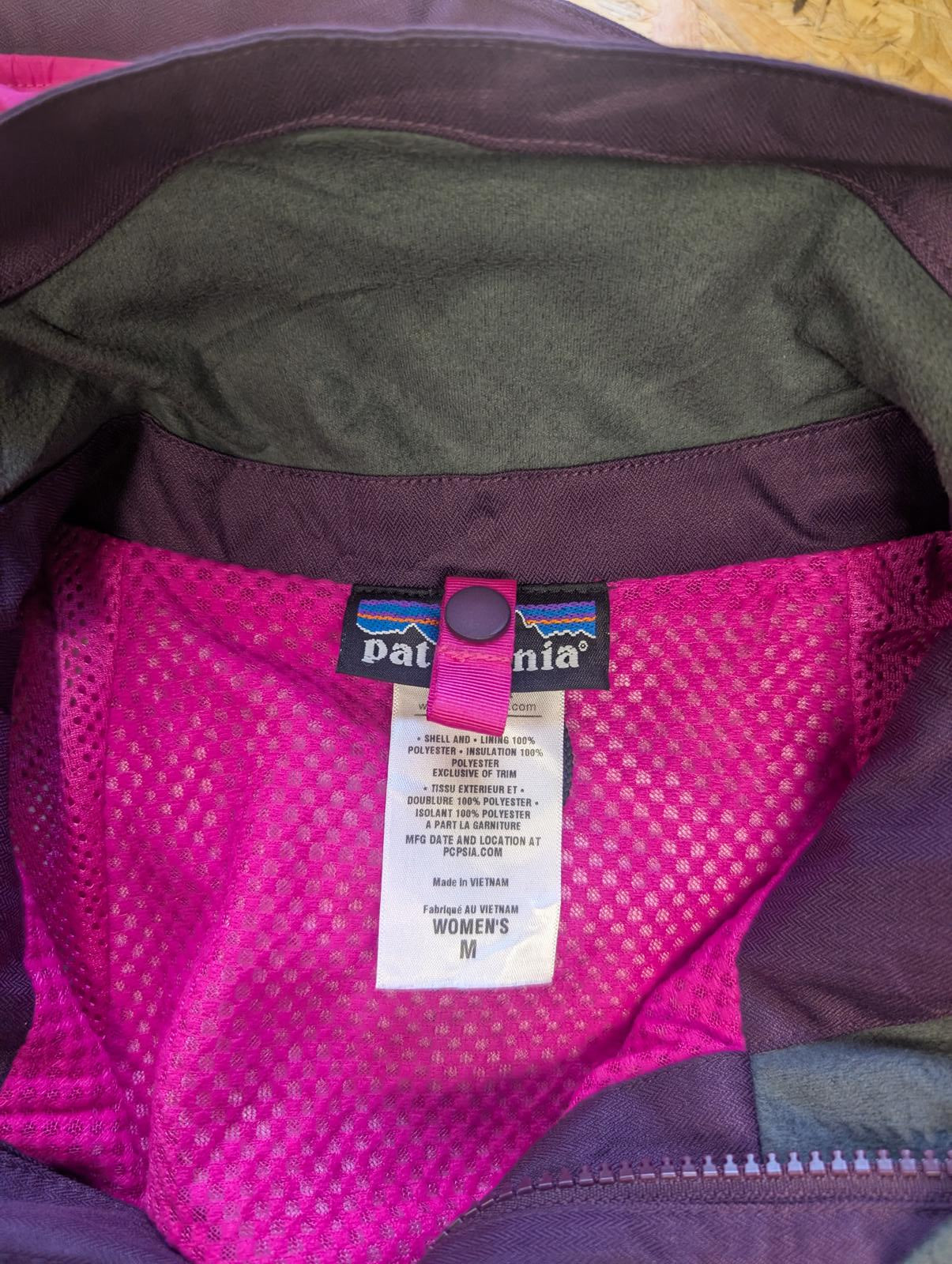 Patagonia Snowbelle H2no Jacket Medium W Waterproof Anorak Raincoat Lightweight