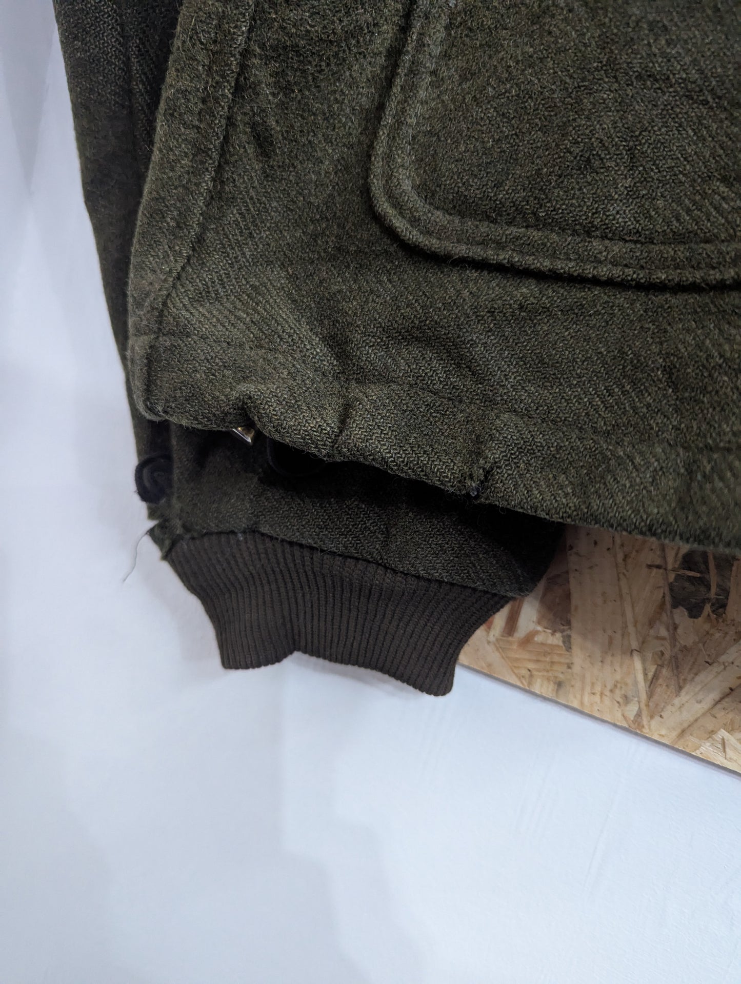 Filson 122 Mackinaw Wool Jacket Liner Forest Green Zip Outdoor Body Warmer XL