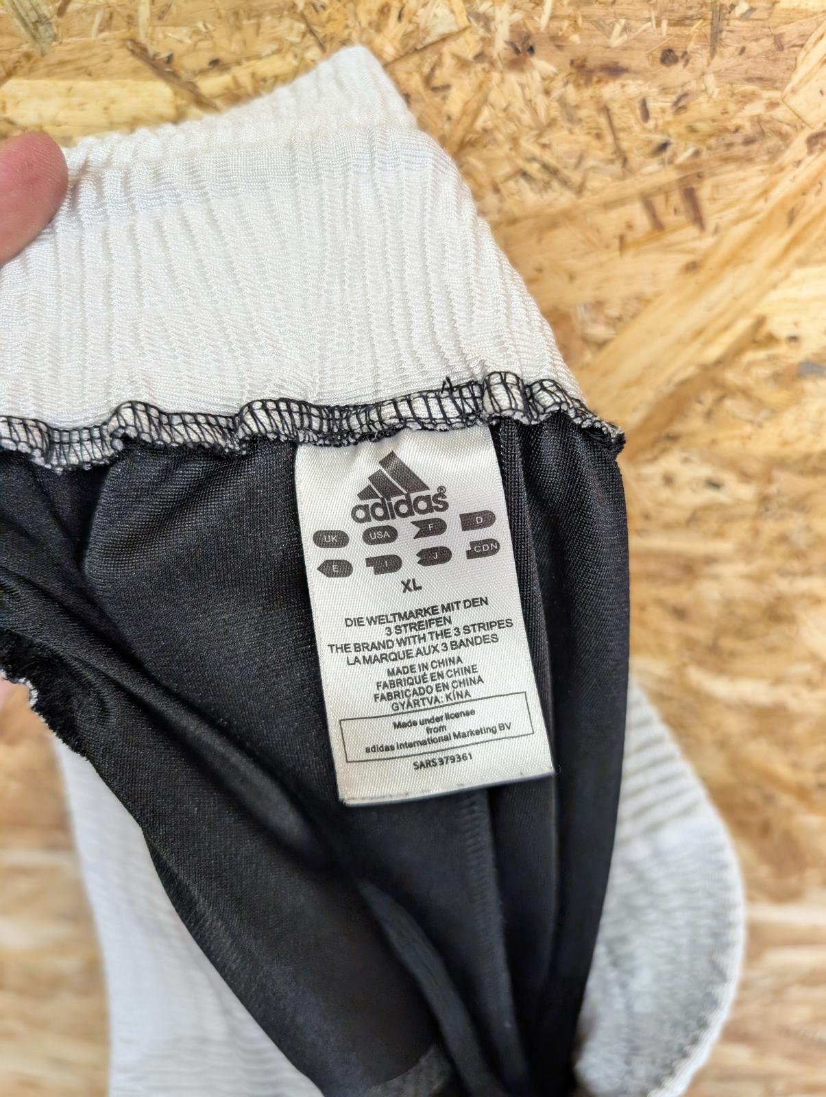 Adidas Boxing Cutline Shorts XL Waist Black White 3 Stripe