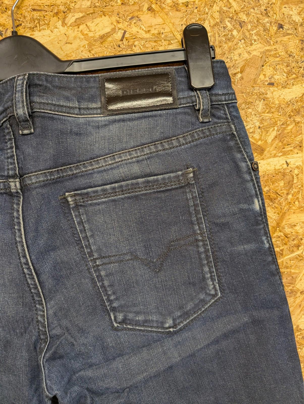 Diesel Sleenker Jeans W32 L32 Men Slim Dark Wash Navy Blue Indigo 08420 Skinny