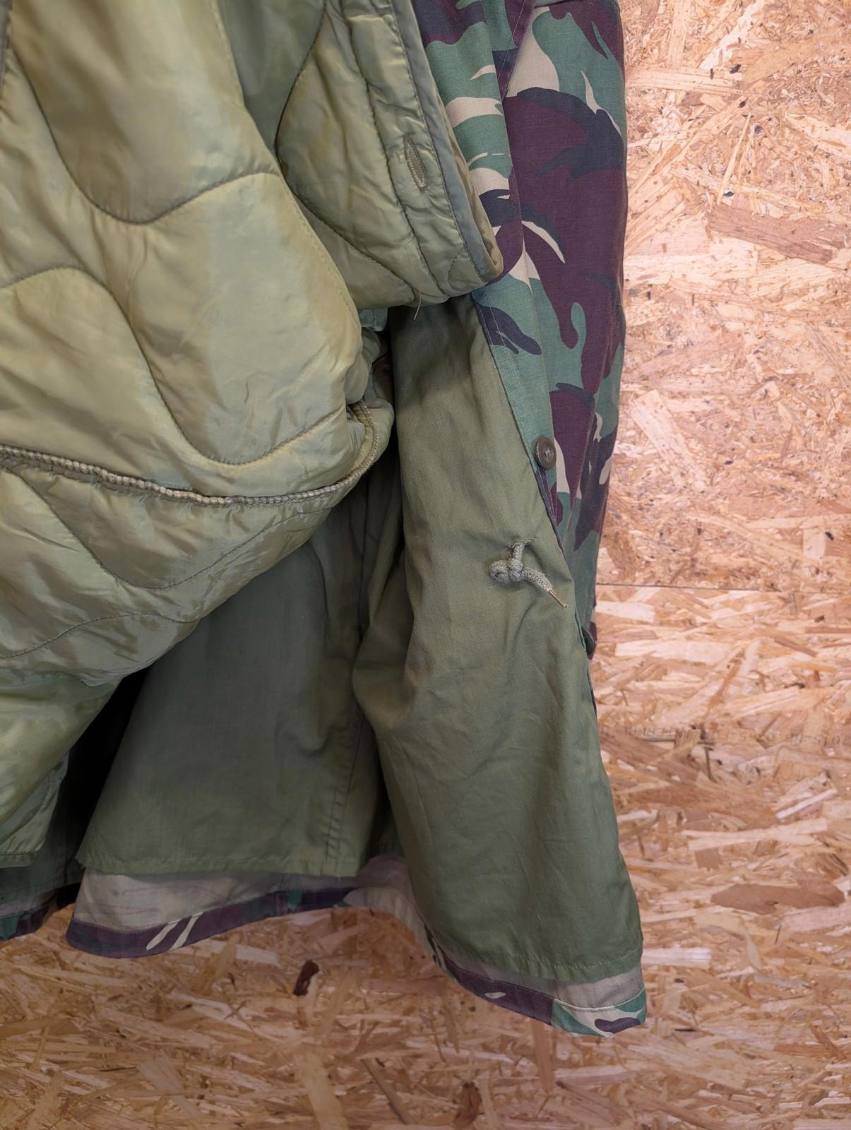 Military M65 Jacket Cold Weather Large Camouflage Liner Army Field Coat Green Woodland Camo