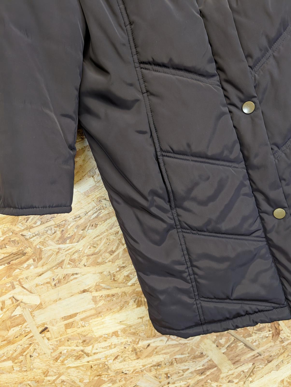 Windsmoor Womens Small Puffa Jacket Brown Knee Length