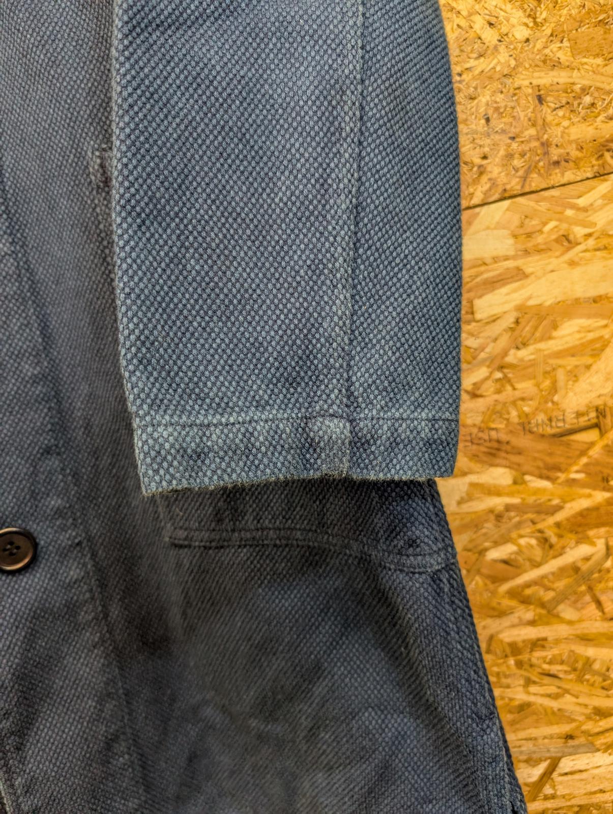 Blue Blue Japan Workwear Pure Indigo Longline Chore Jacket Thick Cotton Small