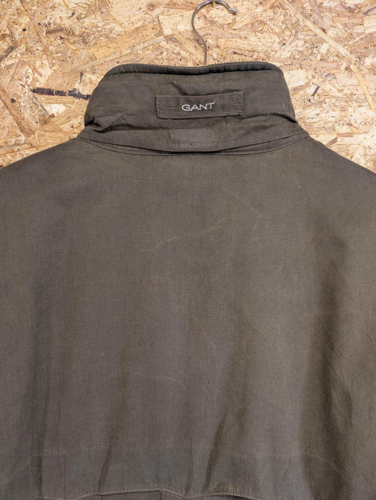 Gant Coat Medium Men Double Decker Vintage 90s USA Brown Removable Gilet Liner