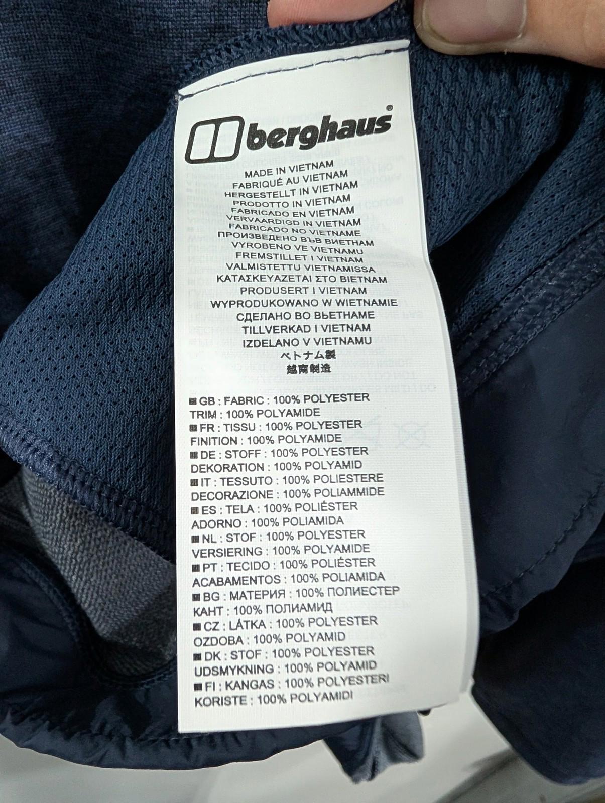 Berghaus Sweater UK12 Medium Women Sweatshirt Crew Neck Pullover Navy Blue