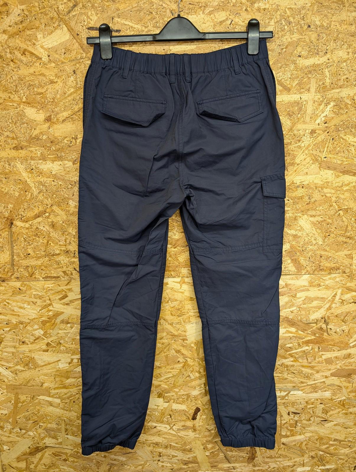 Paul Smith Mens Cargo Trousers W30 L30 Navy Blue Slim Zip Ankle Track Casual