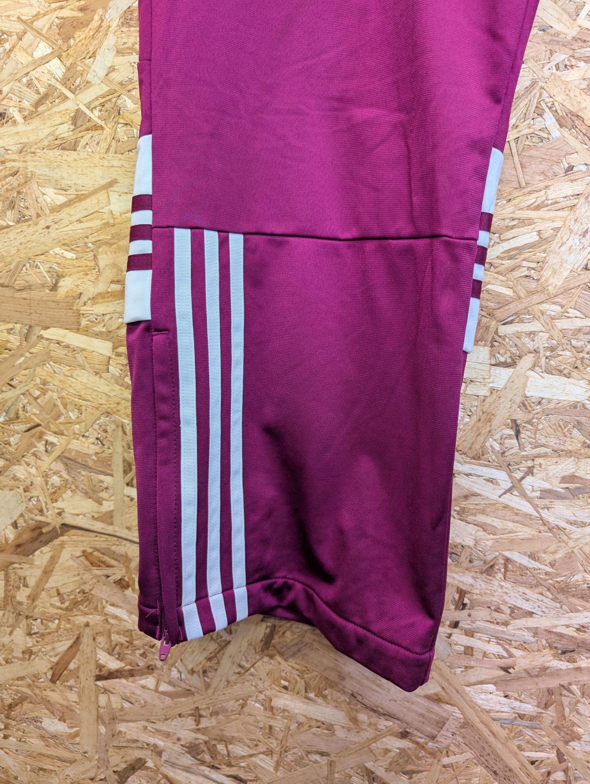 Danielle Cathari x Adidas Poppers W44 Track Pants Joggers Trousers Burgundy