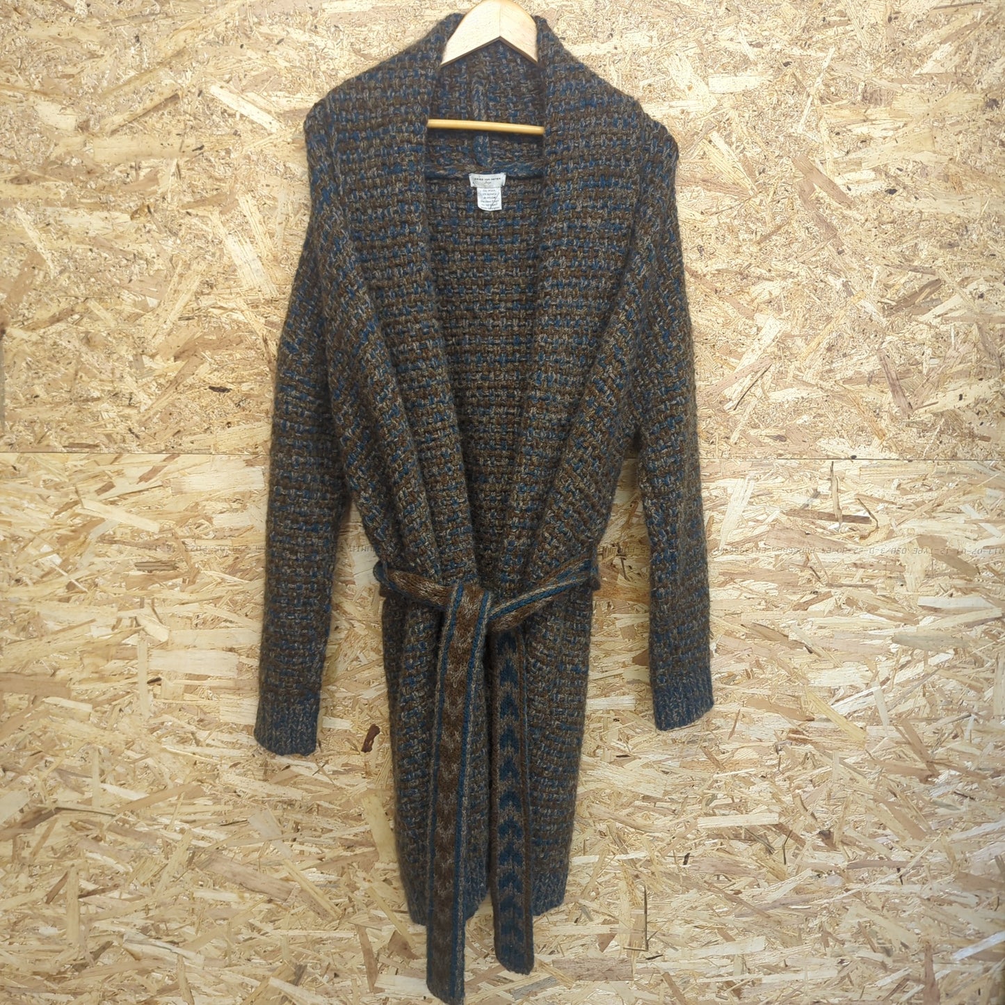 Dries Van Noten Alpaca Wool 2002 Large Vintage Oversized Chunky Knit Cardigan