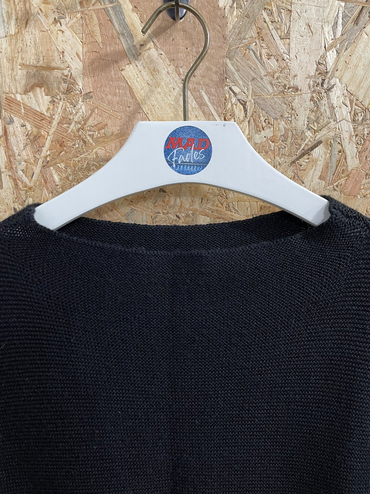 Emporio Armani Black Cream Knitted Jumper High Neck Italy Mens Size Medium 40