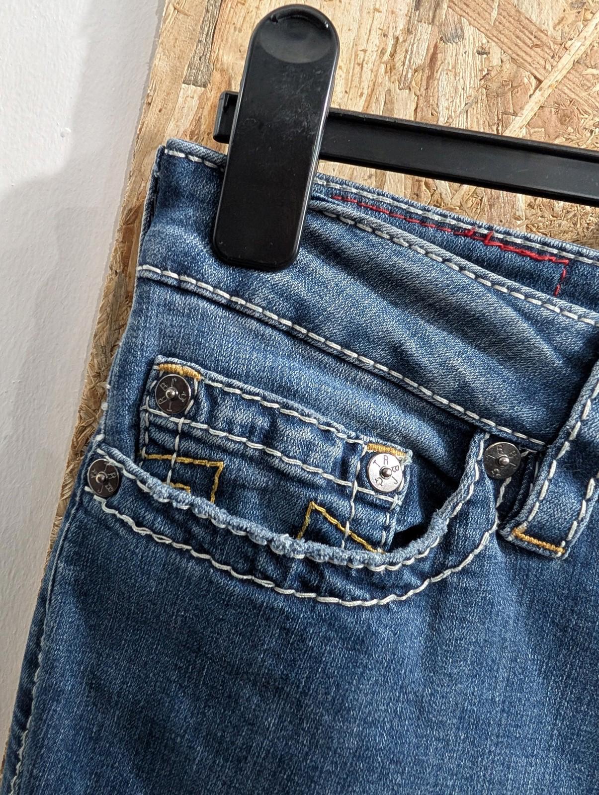 True Religion Jeans W31 L29 Women High Rise Super Skinny Navy Blue Jennie Curvy
