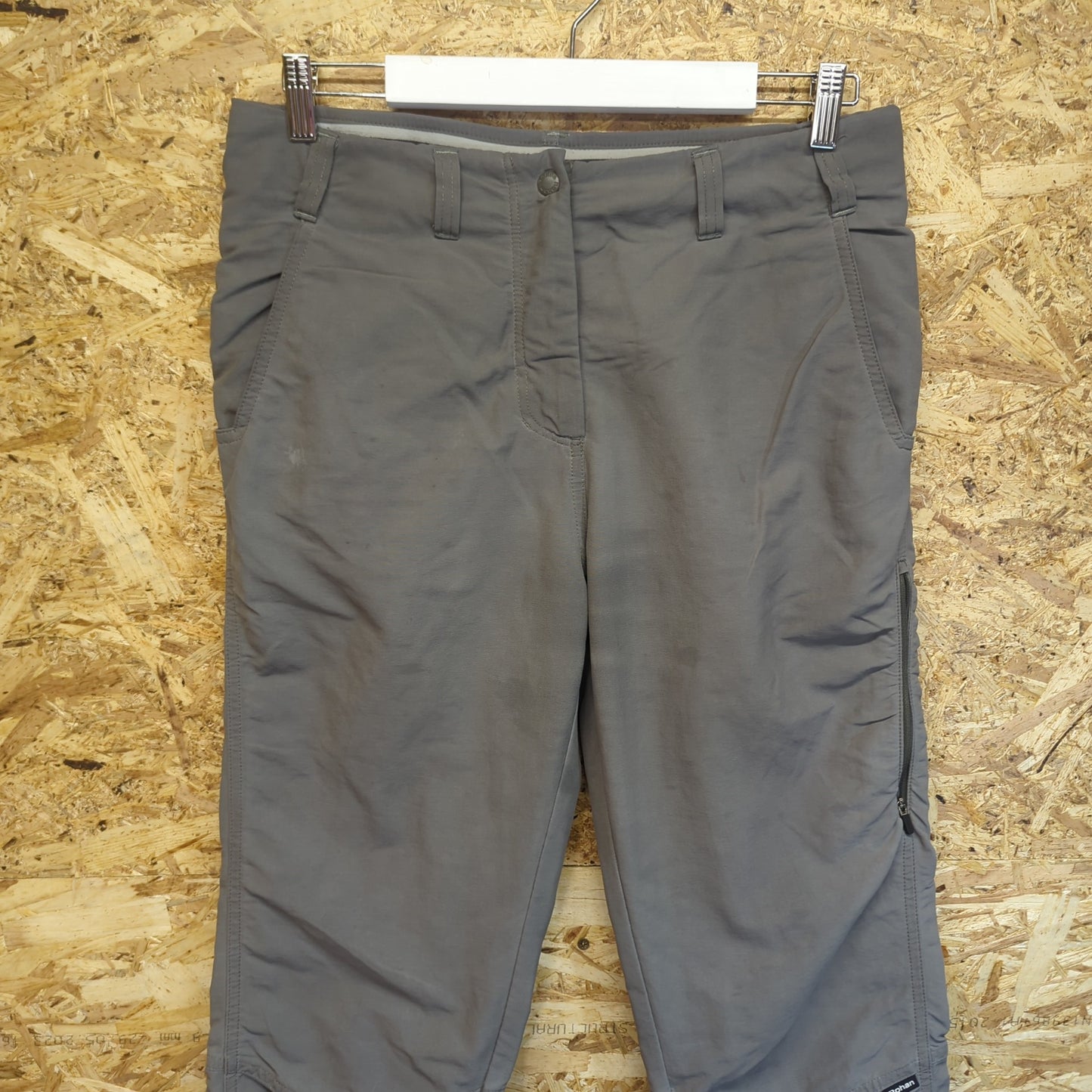 Rohan Roamers Trousers Grey Walking Hiking Womens 12 Regular W31 L30