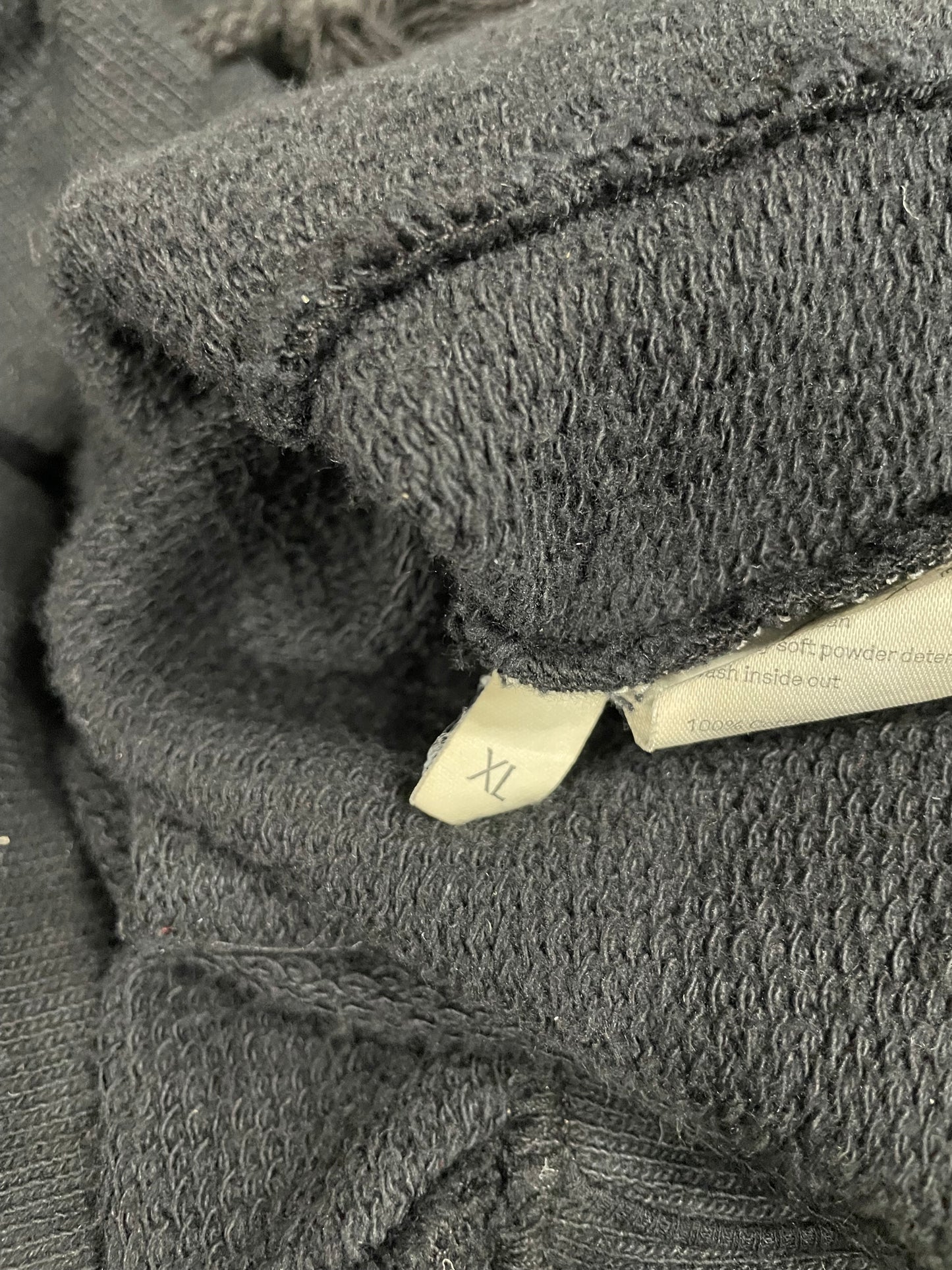 Damir Doma Silent Black Long Line Hoodie Jacket Zip Front Extra Large