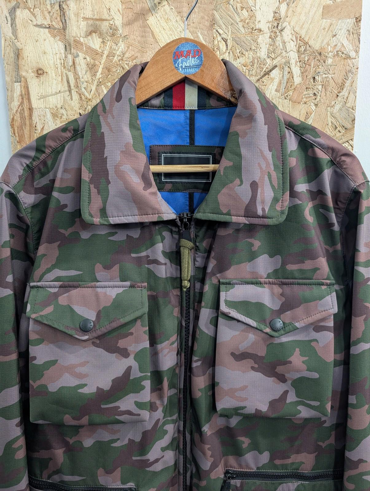 Hilfiger Edition Jacket Medium Camouflage Utility Waterproof Military Camo Green