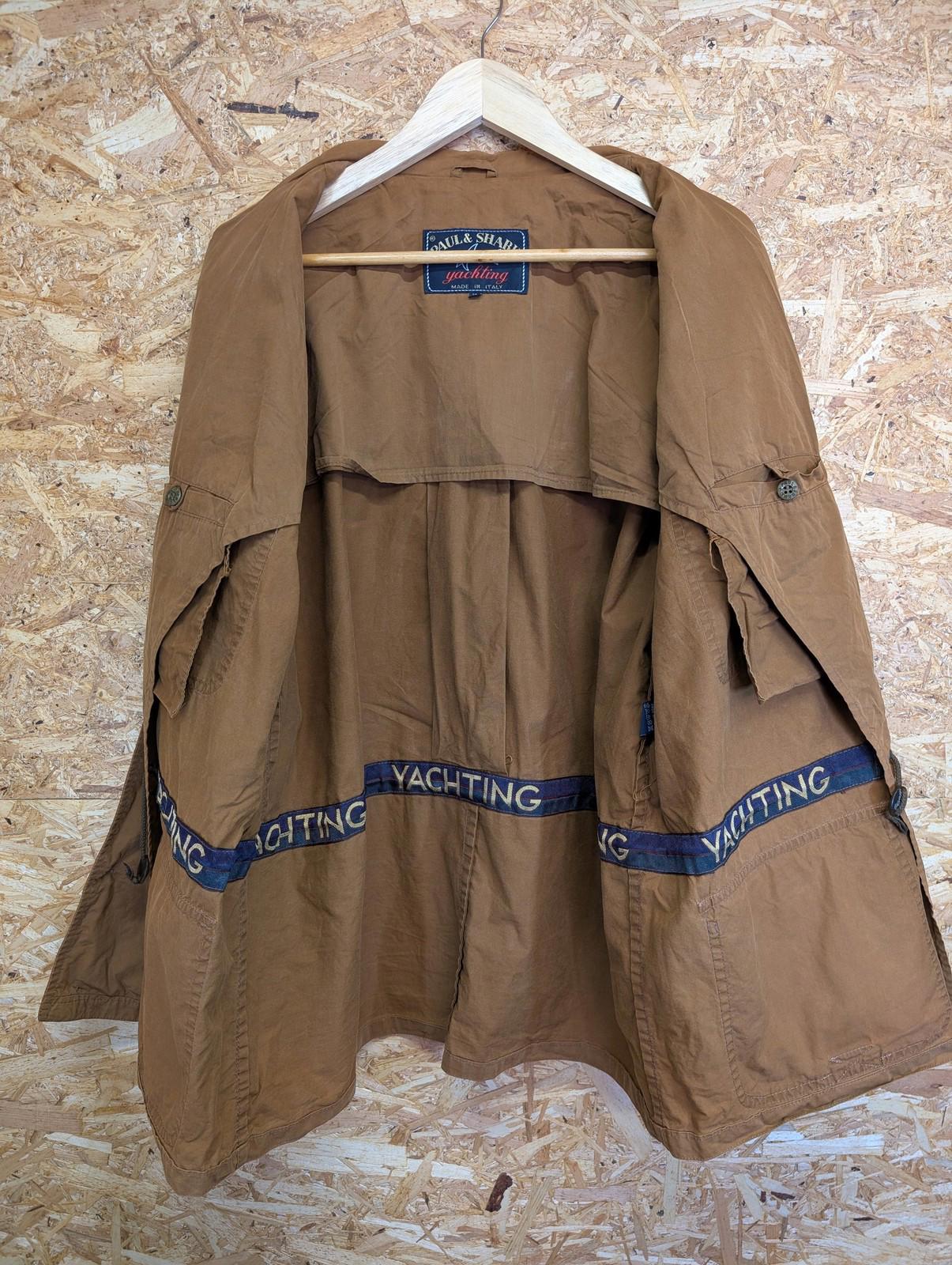 Paul & Shark Jacket 2XL Men Yachting XXL Utility Style Brown Cotton Made Italy