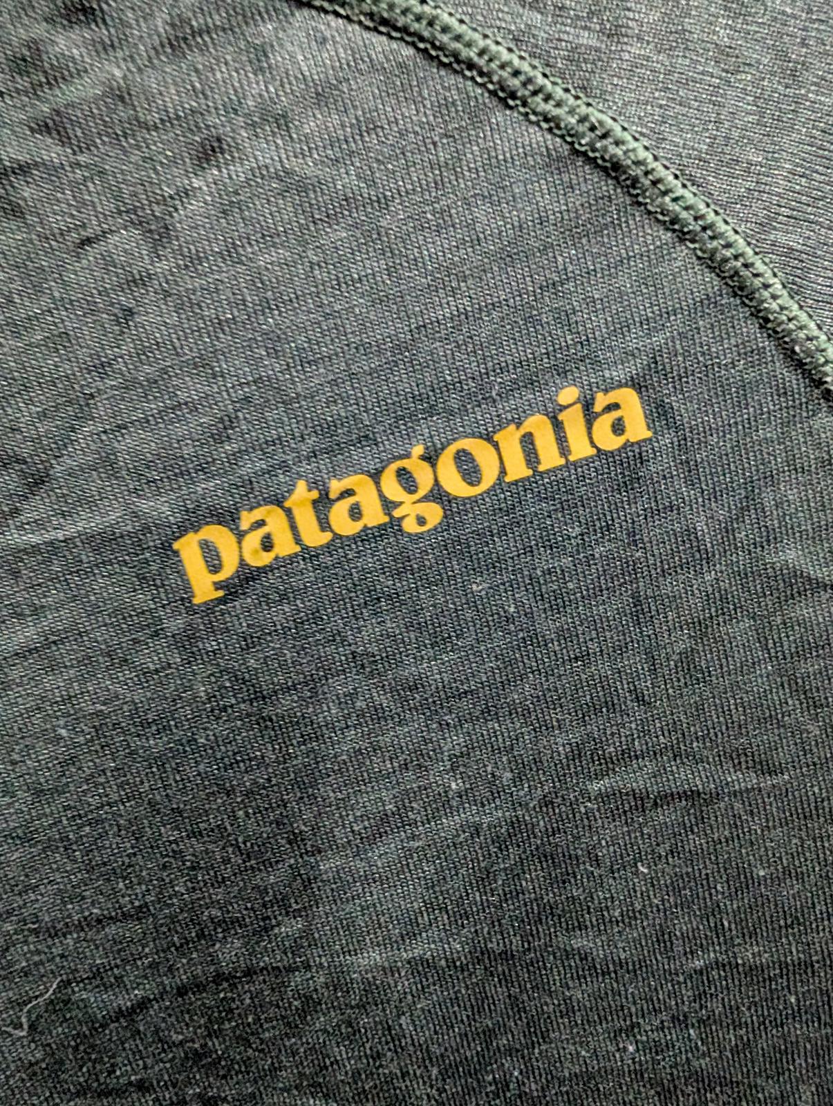 Patagonia Mens Small R1 Full-Zip Jacket Microgrid Fleece Green Yellow Sweater