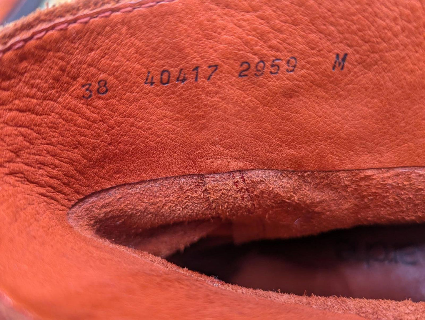 Arche Padaro Full Grain Orange Leather Ankle Boots Women UK Size 5 EU 38 Zip