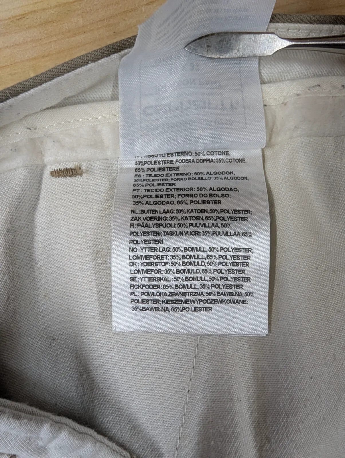 Carhartt Johnson Pant Chino Pants Mens W40 L32 Khaki Cotton Workwear Straight