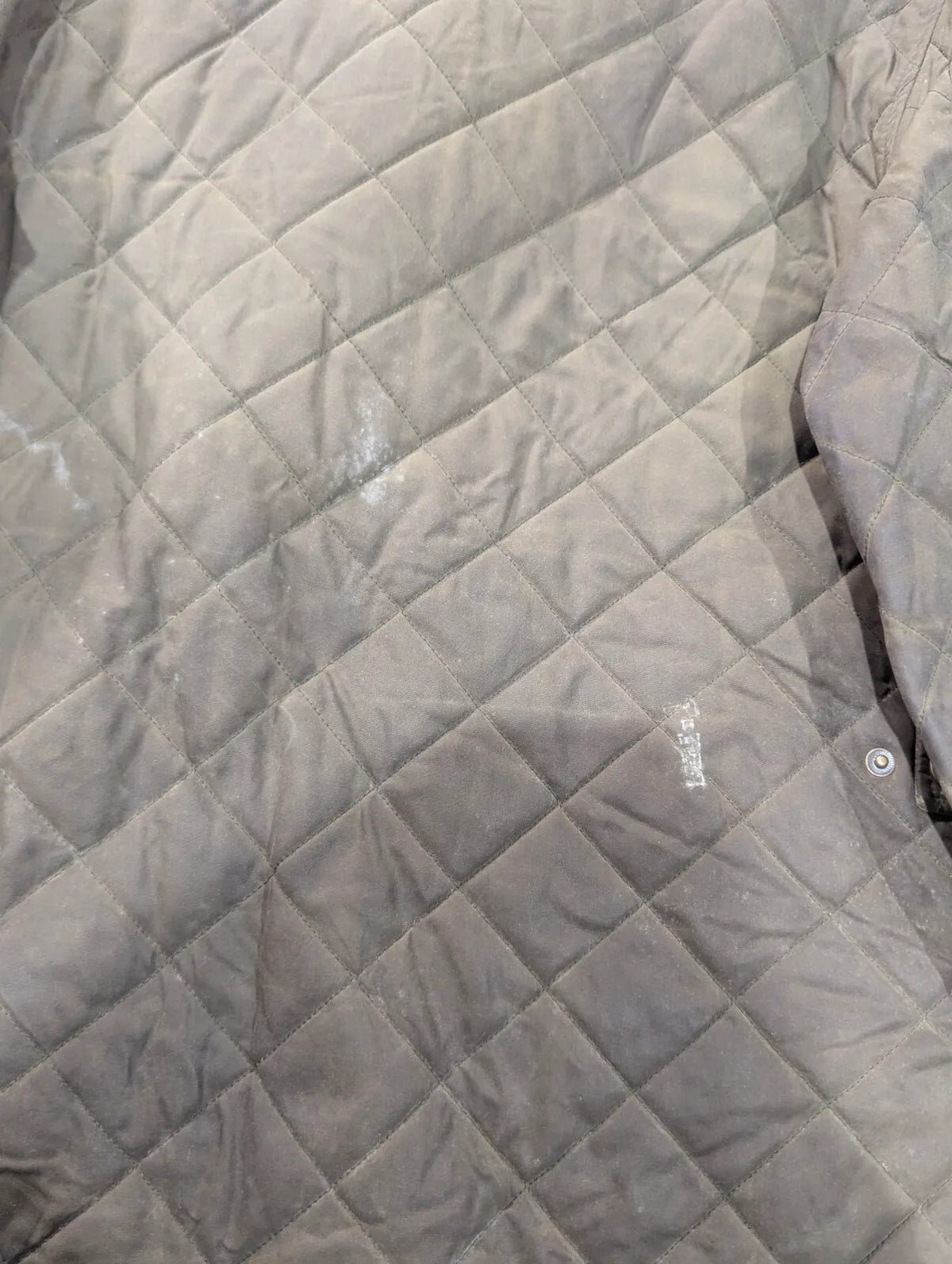 Barbour Chelsea Wax Quilted Jacket Mens Olive Cotton Checked Tartan Lining