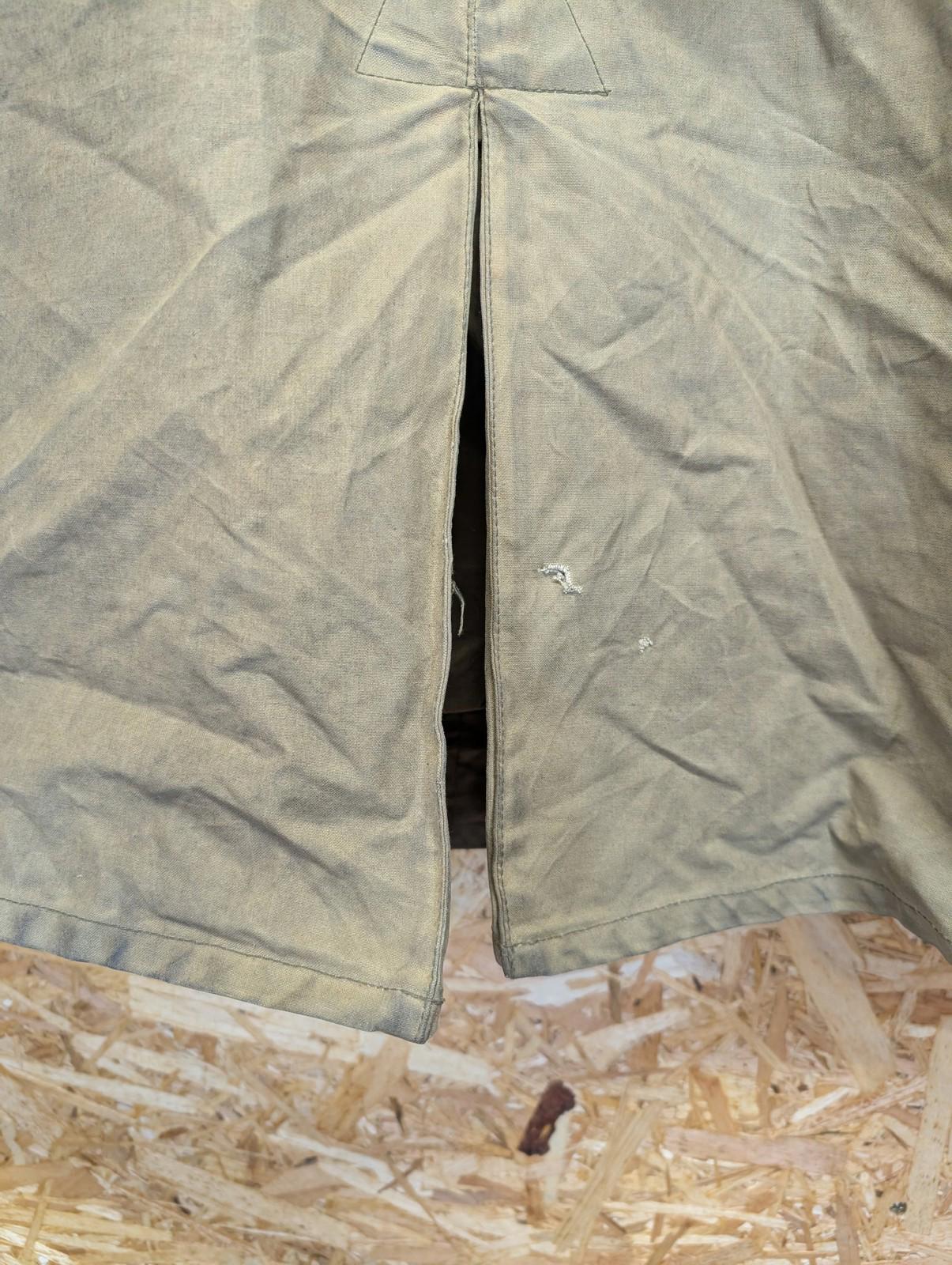 Filson Tin Cloth Packer 2XL Jacket Wax Cotton Field Coat Khaki Brown Double USA