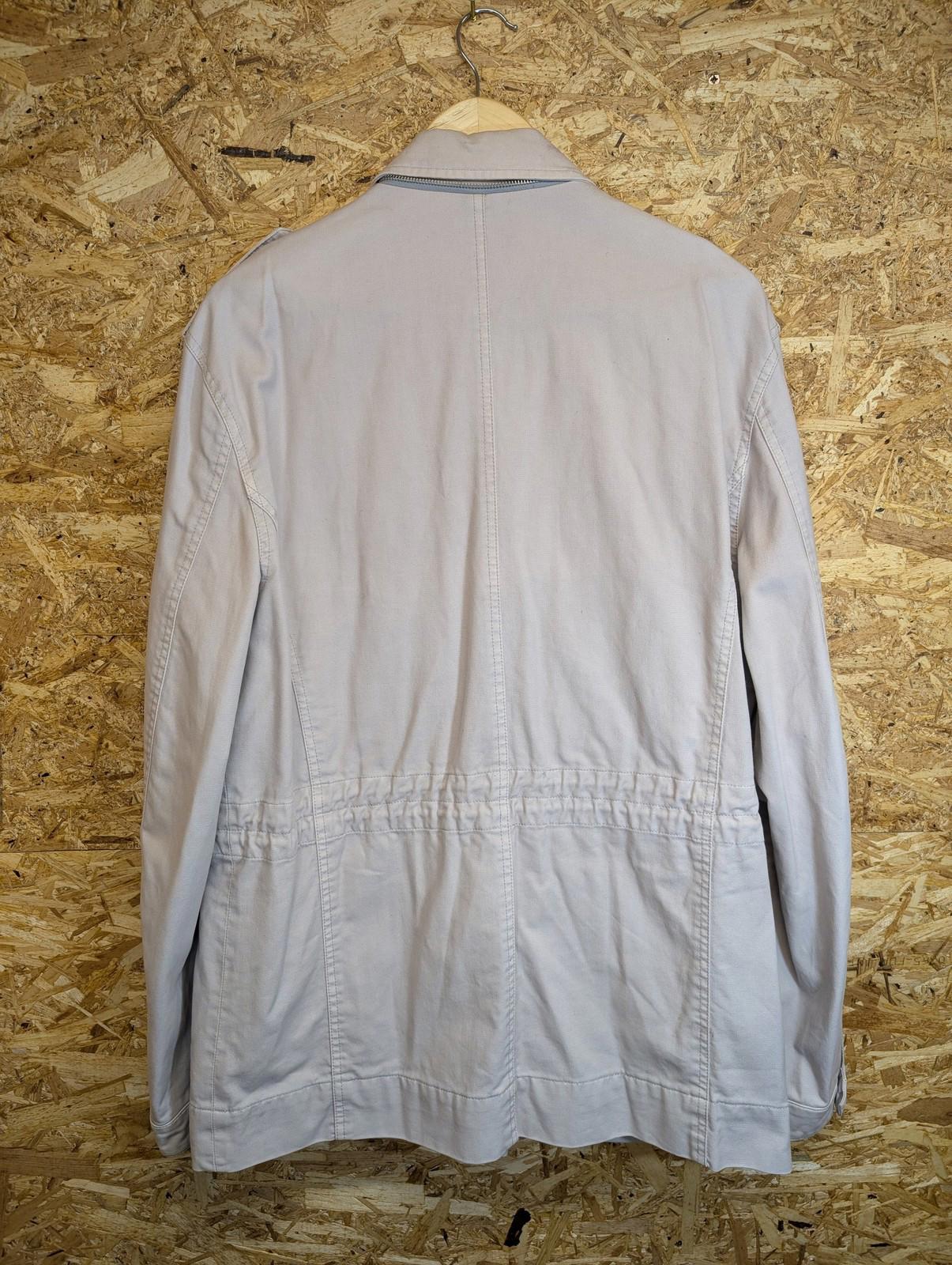 Marc Jacobs Chore Jacket Mens XL Military Cream Stone Cotton Utility Oi Polloi