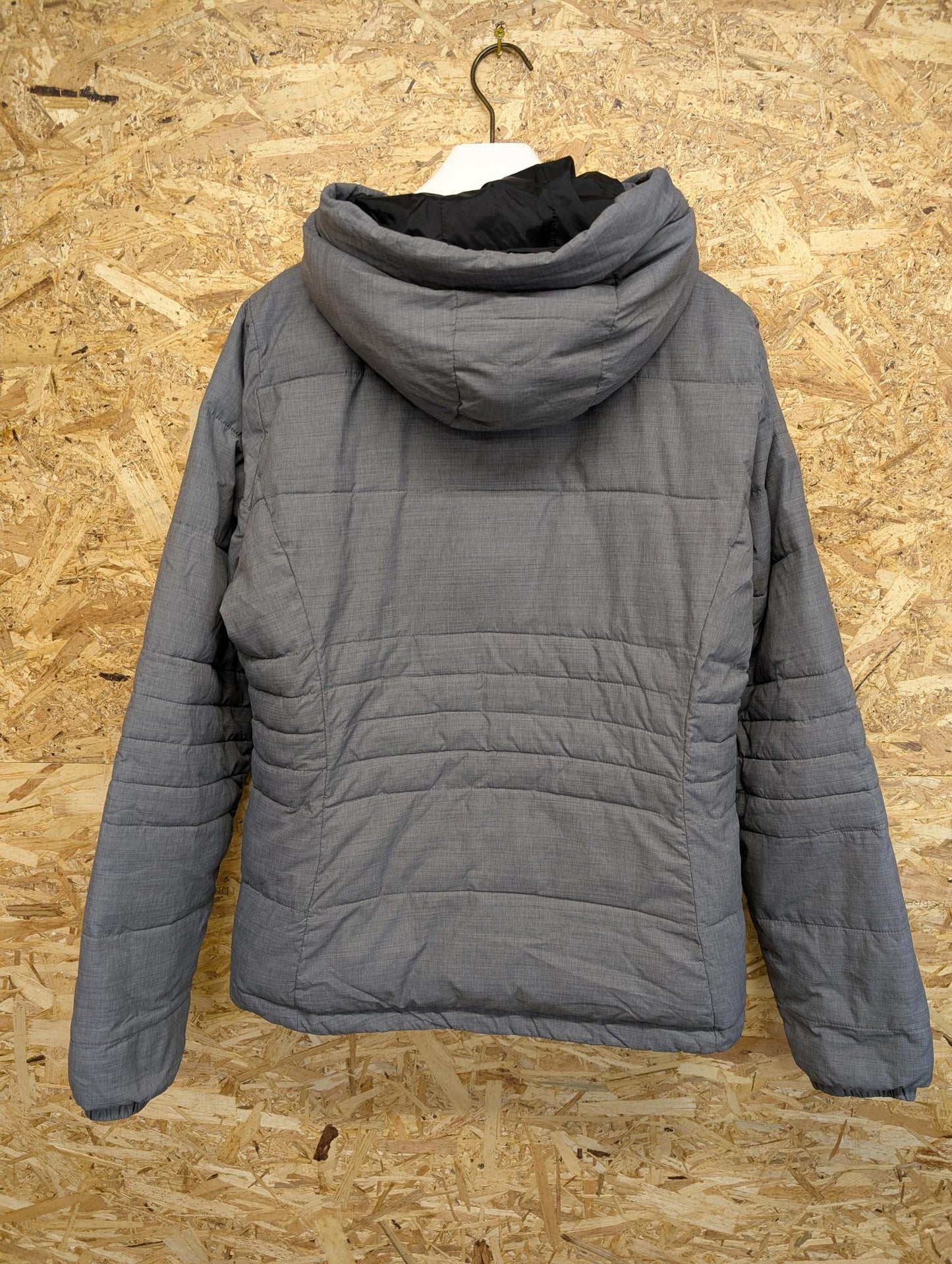 O'Neill Womens Large Puffer Warm Padded Snow Ski Snowboard Thermal Jacket Grey