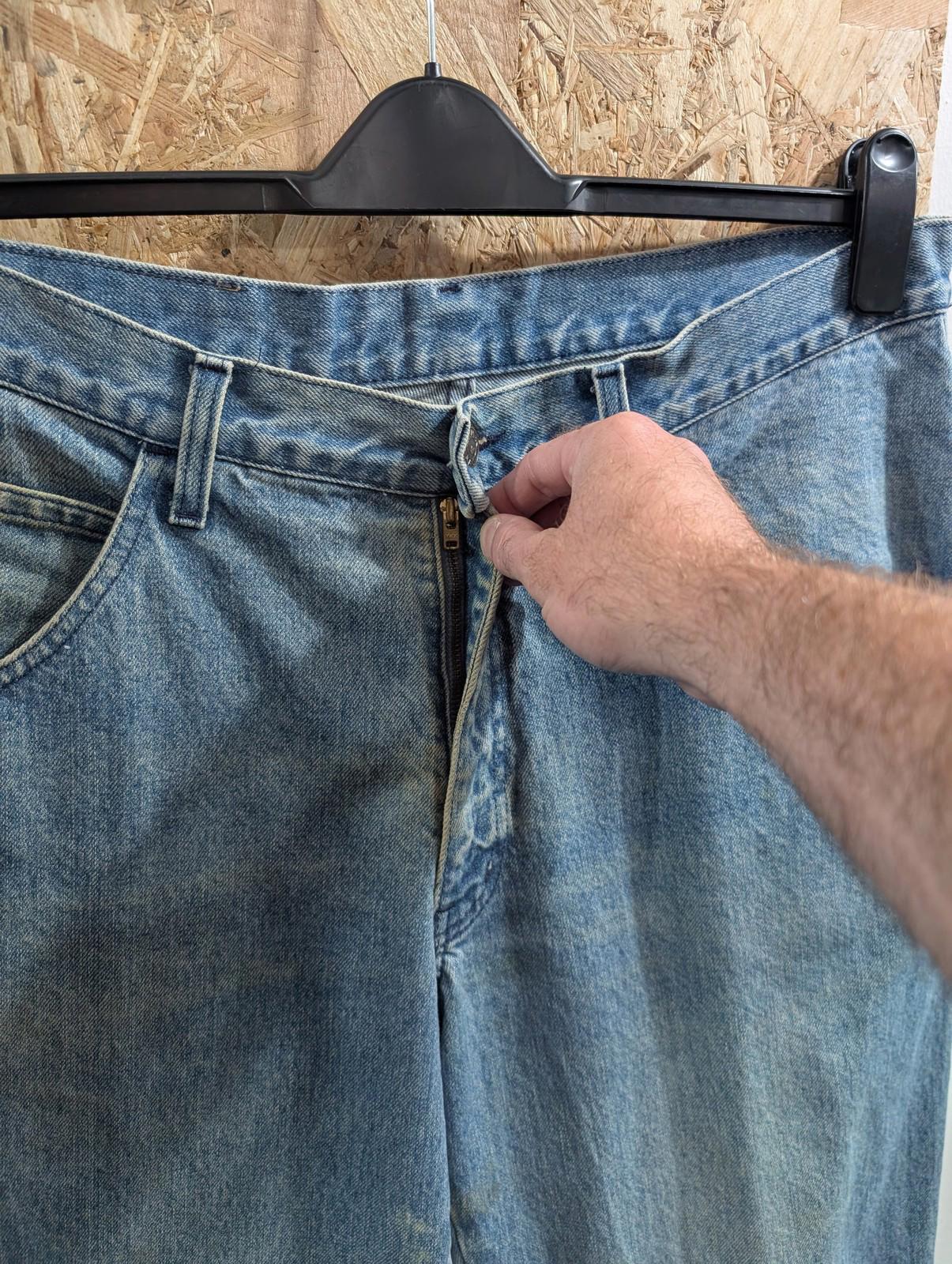 Armani Jeans Mens Size W34 L29 Vintage 90s Stonewashed Blue Denim Straight Leg