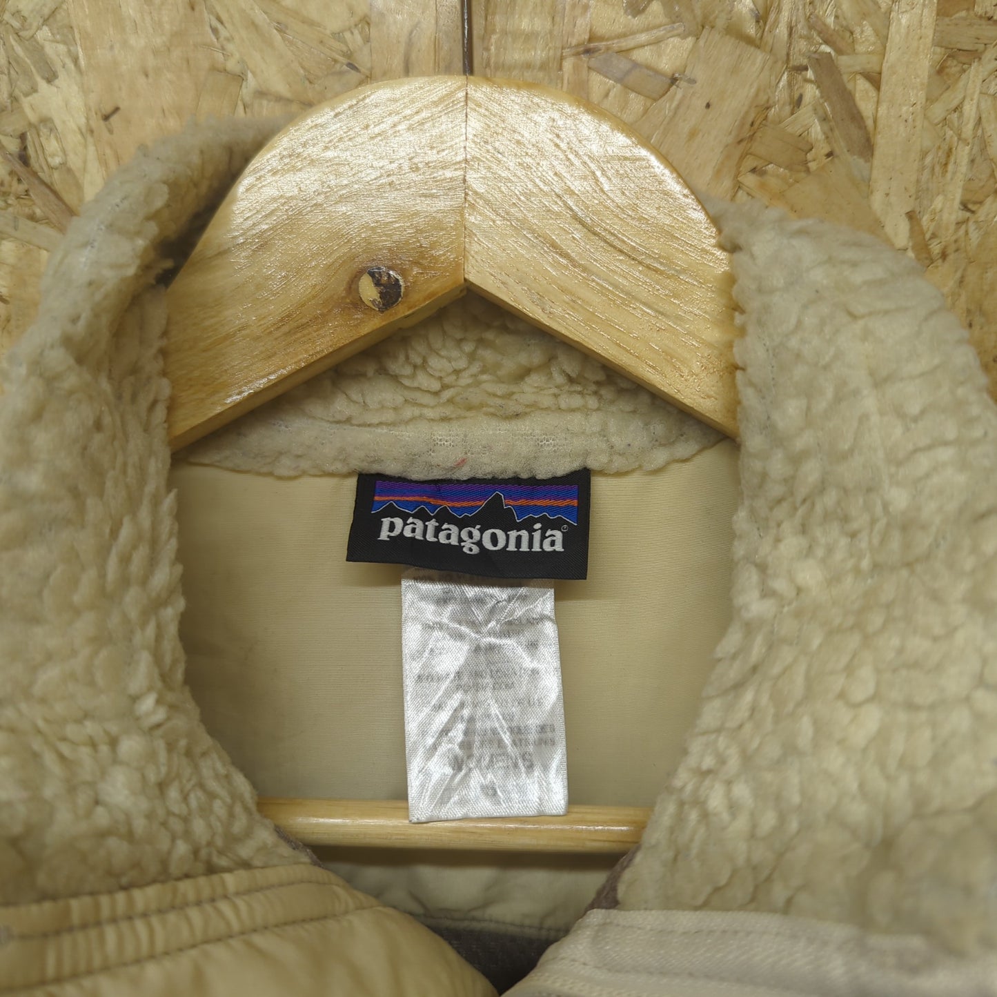 Patagonia Womens Retro-X Pile Fleece Jacket Full Zip Nude Cream White Small