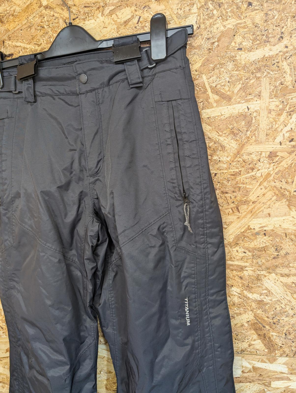 Columbia 14/16 Youth W28 L29 Black Ski Trousers Omni-Tech Salopettes Snowboard