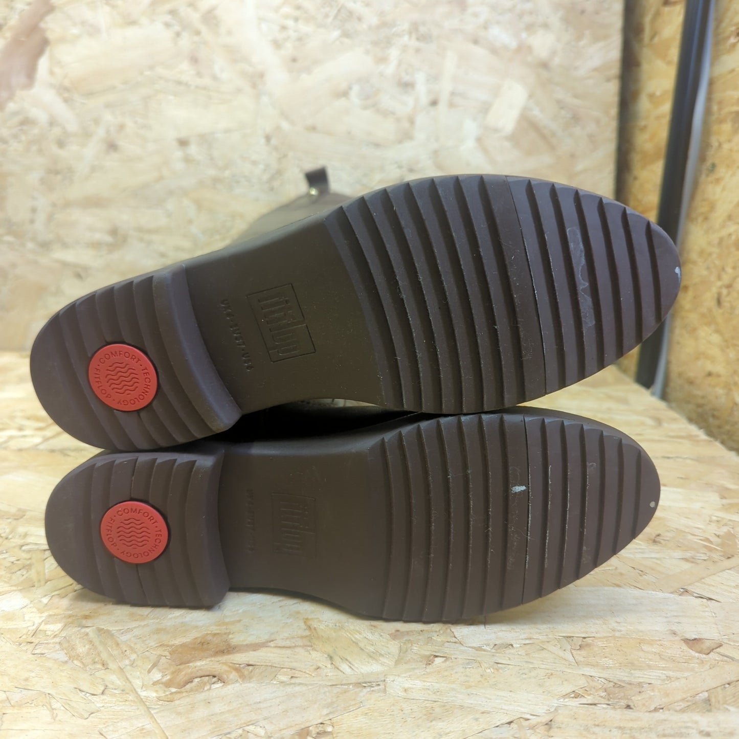 Fitflop Womens Signey Mixte Boots Zip Knee High Leather UK Size 4 Eu 37 New