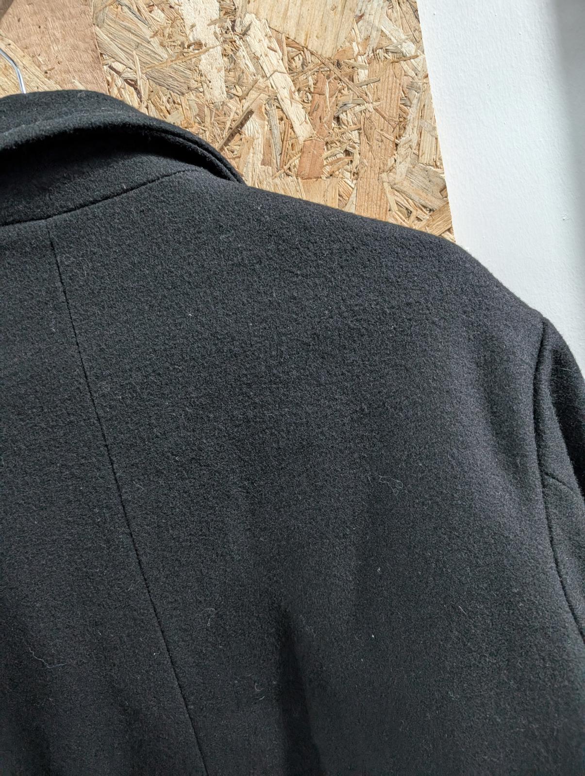 Gap Wool Ranger Jacket Mens Size Medium Bomber Donkey Black Zip Front Vintage