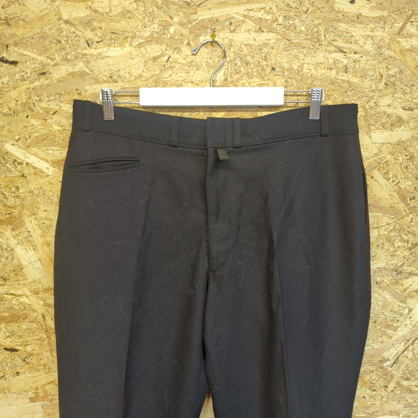 J Compton Sons Webb Ltd Wool Trousers Pants Navy Blue Royal Military W34 L32