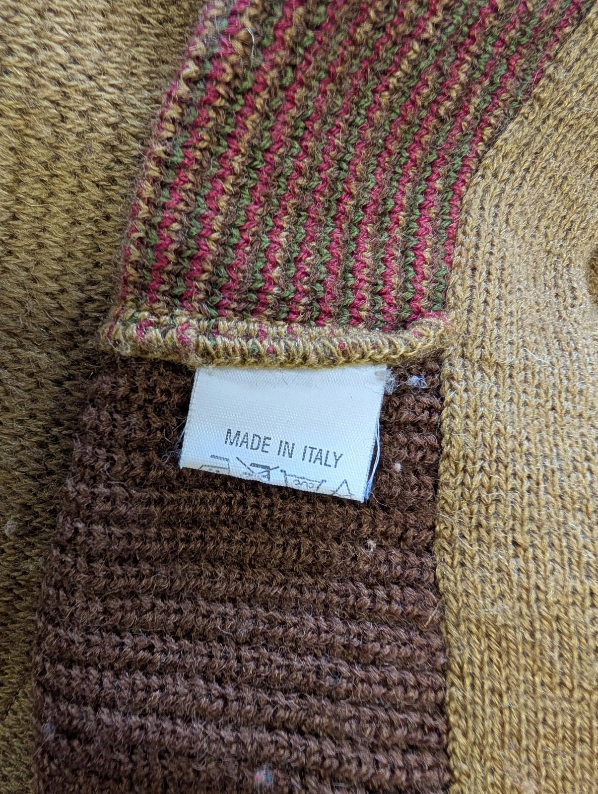 Valentino Vest Seze Medium Women Jeans Collection Knit Wool Vintage 90s Italy
