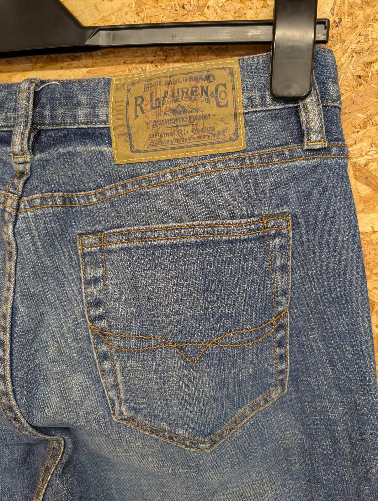Ralph Lauren Jeans Mens W30 L31 Sport Thompson Slim Fit Blue Denim Zip Fly