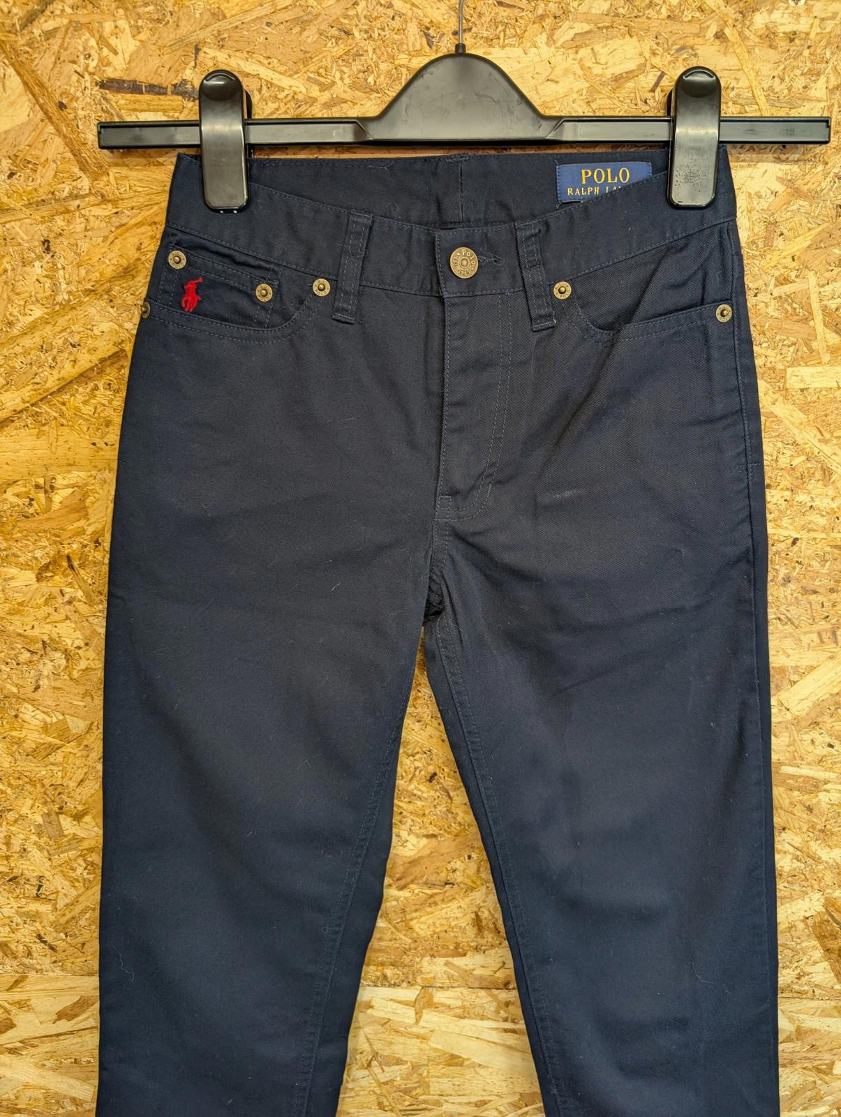 Polo Ralph Lauren Boys Trousers Kids Age 10 Cotton Navy Blue Casual Chino