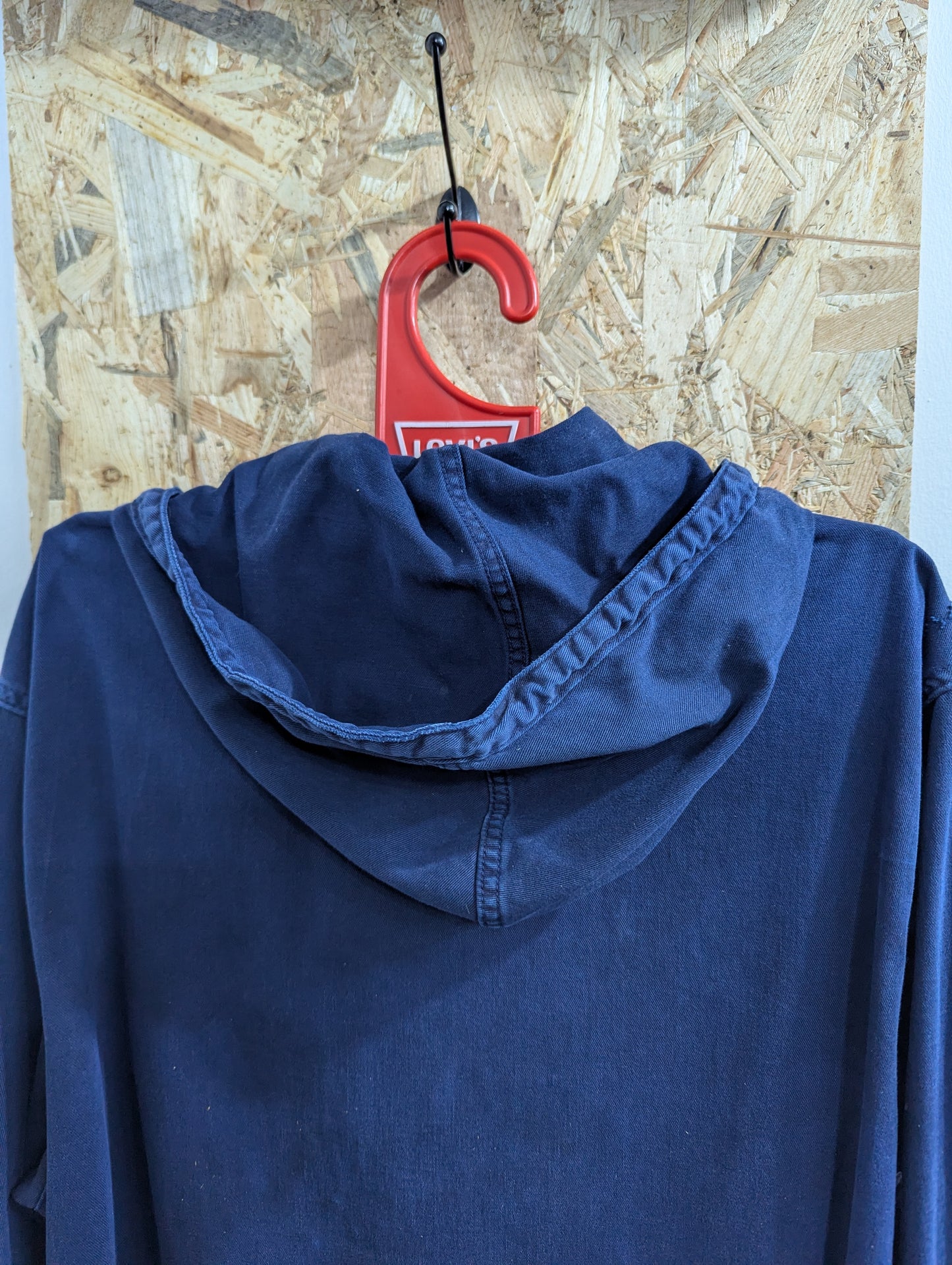 LVC Levis Vintage Clothing Monterey Bay Parka Cotton Blue Hooded Smock Large