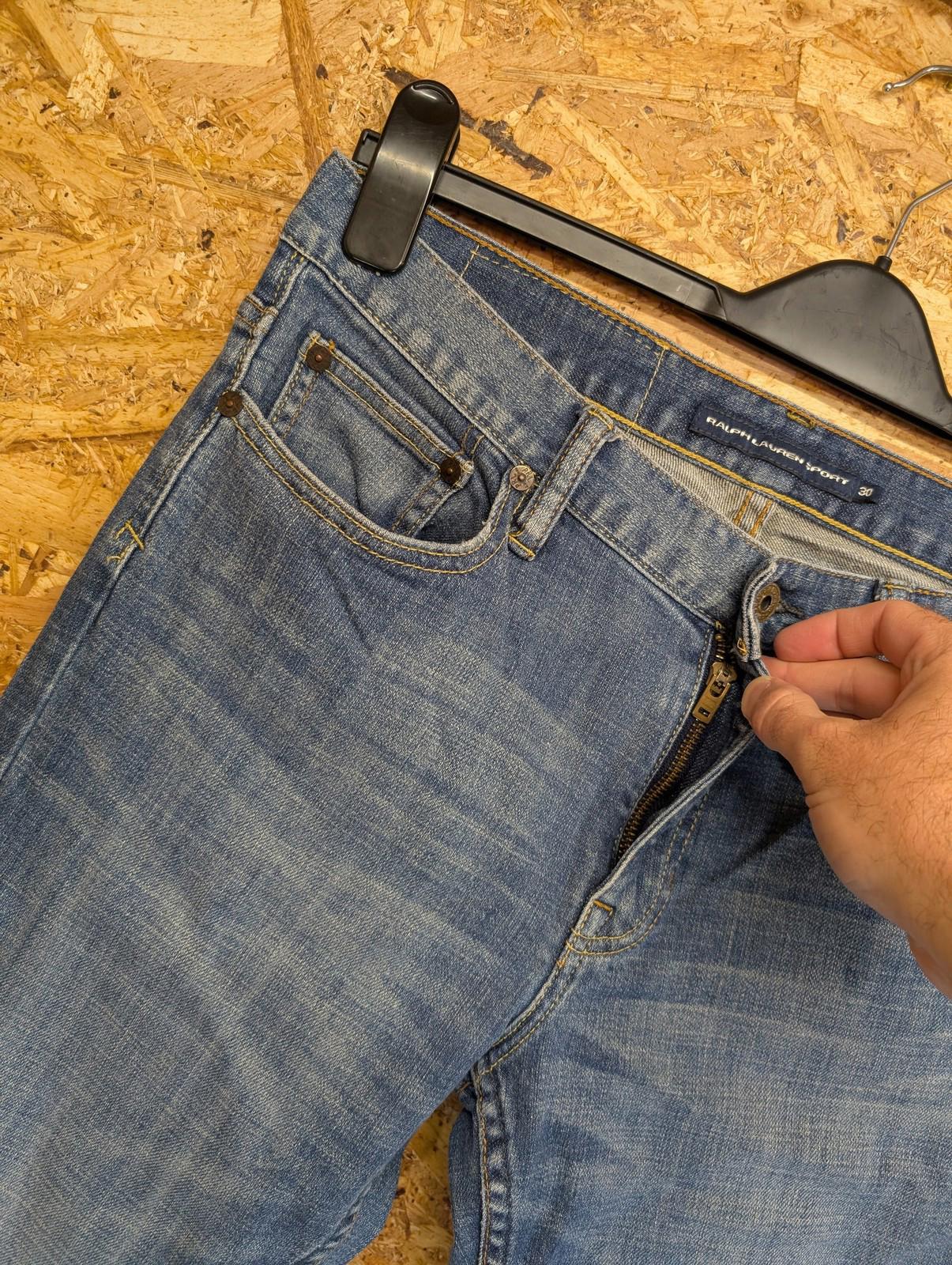 Ralph Lauren Jeans Mens W30 L31 Sport Thompson Slim Fit Blue Denim Zip Fly