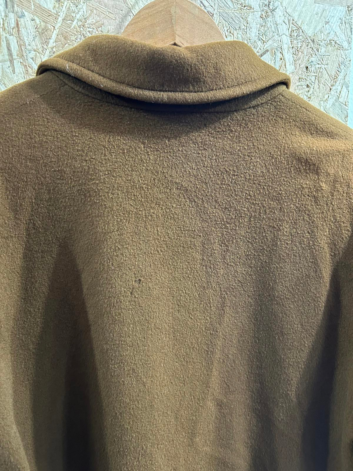 Burberrys Padded Coat Womens Size Medium Brown Wool Blend 90s Vintage