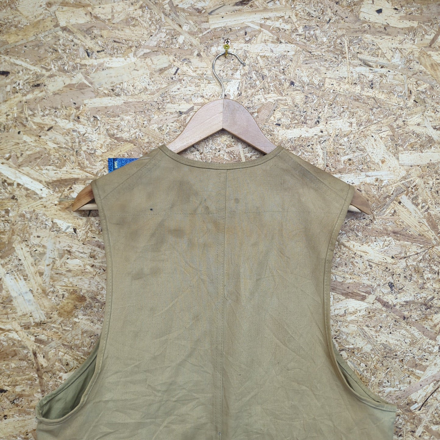 Vintage Filson Hunting Fishing Vest Gilet Beige Made In USA Canvas