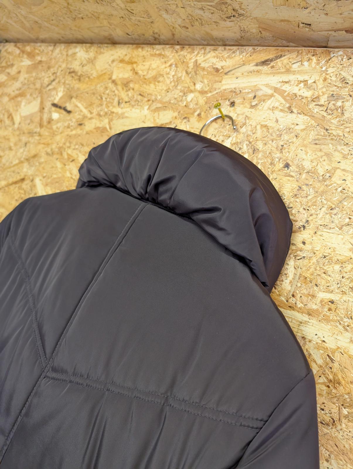 Windsmoor Womens Small Puffa Jacket Brown Knee Length