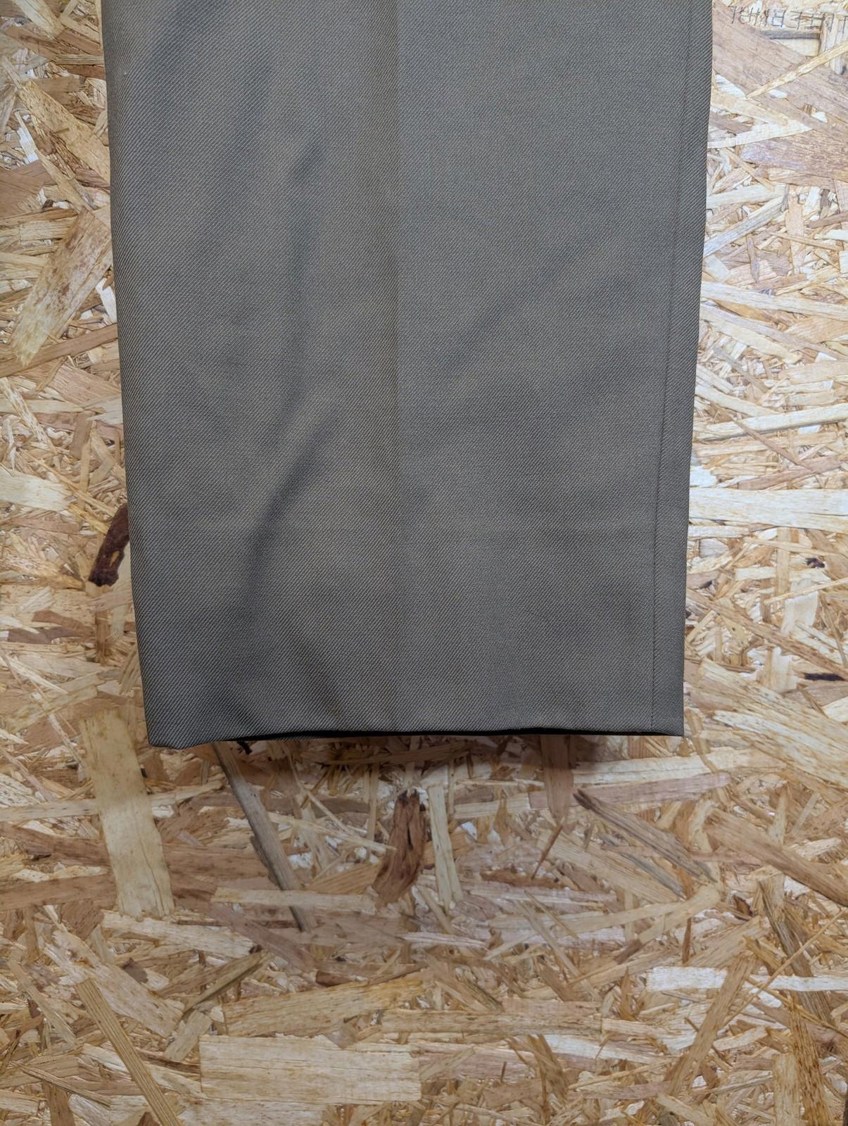 Burberry Brumby Trousers Mens W38 Button Fly Beige Oatmeal Cotton Blend Vintage